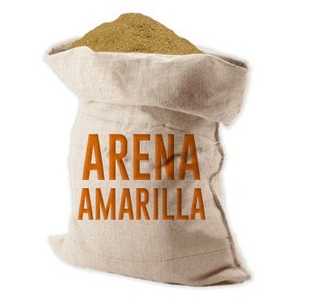 ARENA AMARILLA RUSTICA (BL.)