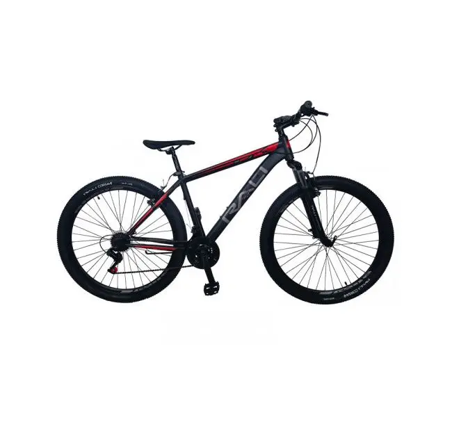 BICICLETA RALI TIERRA 27.5 HOMBRE NEGRO ROJO, VIBRAQUE CON SUSPENSION