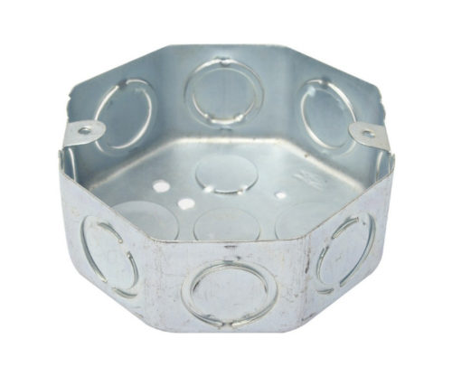CAJA OCTAGONAL METALICA (UNI.)