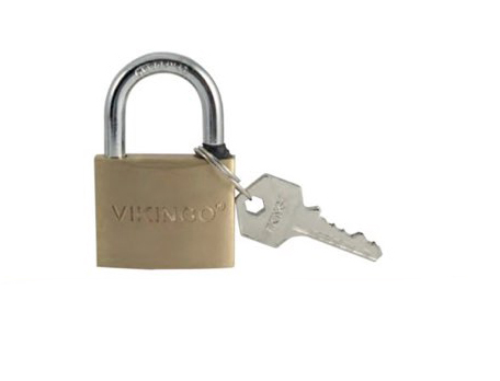 CANDADO DORADO VIKINGO DE 25MM (UNI)