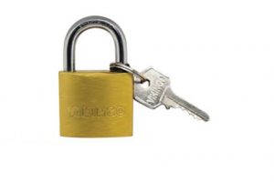 CANDADO DORADO VIKINGO DE 40MM (UNI)