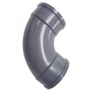 CODO 1 1/2" A 90 P/DRENAJE GRIS PVC