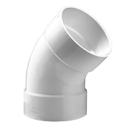 CODO PVC DE 2 PLG X 45 DRENAJE (UNI.)