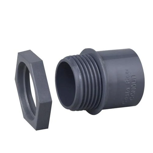 CONECTOR PARA DUCTO GRIS 3/4"