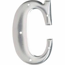 LETRA DE ALUMINIO  " C "