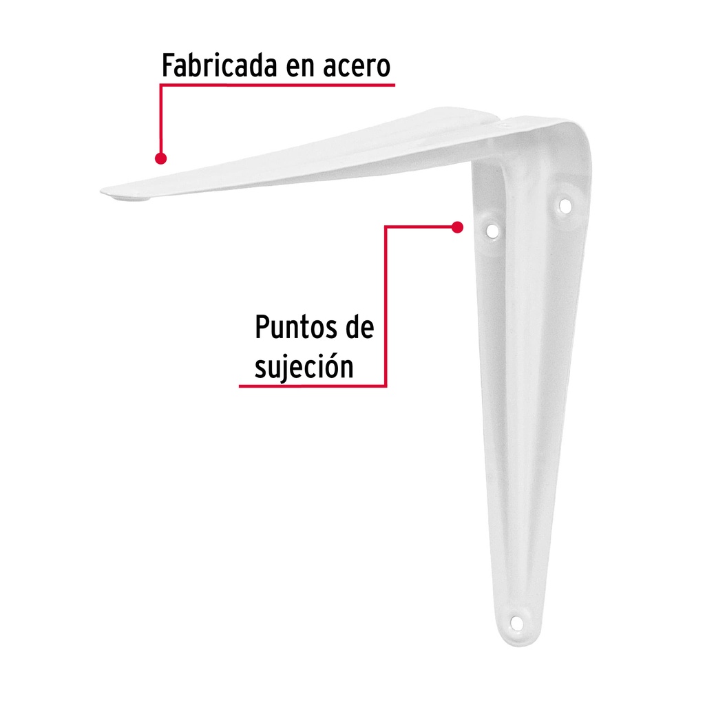 MENSULA BLANCA 5X6 PAR. 