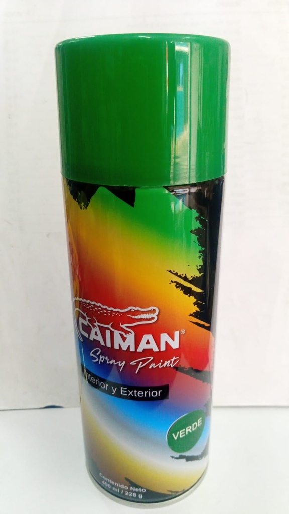 PINTURA EN SPRAY COLOR VERDE  CAIMAN (UNI)