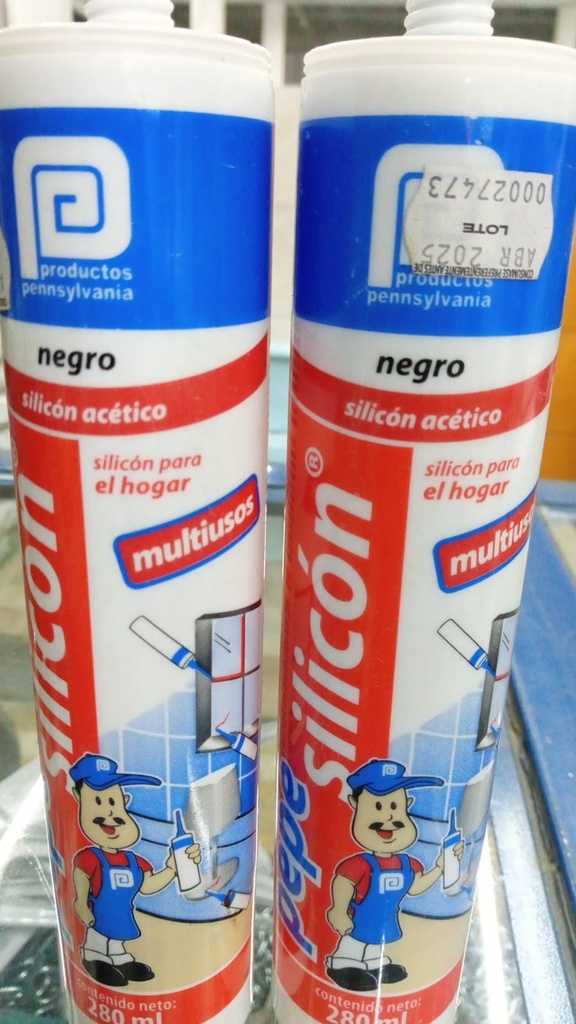 SILICON SOUDAL TUBO/NEGRO