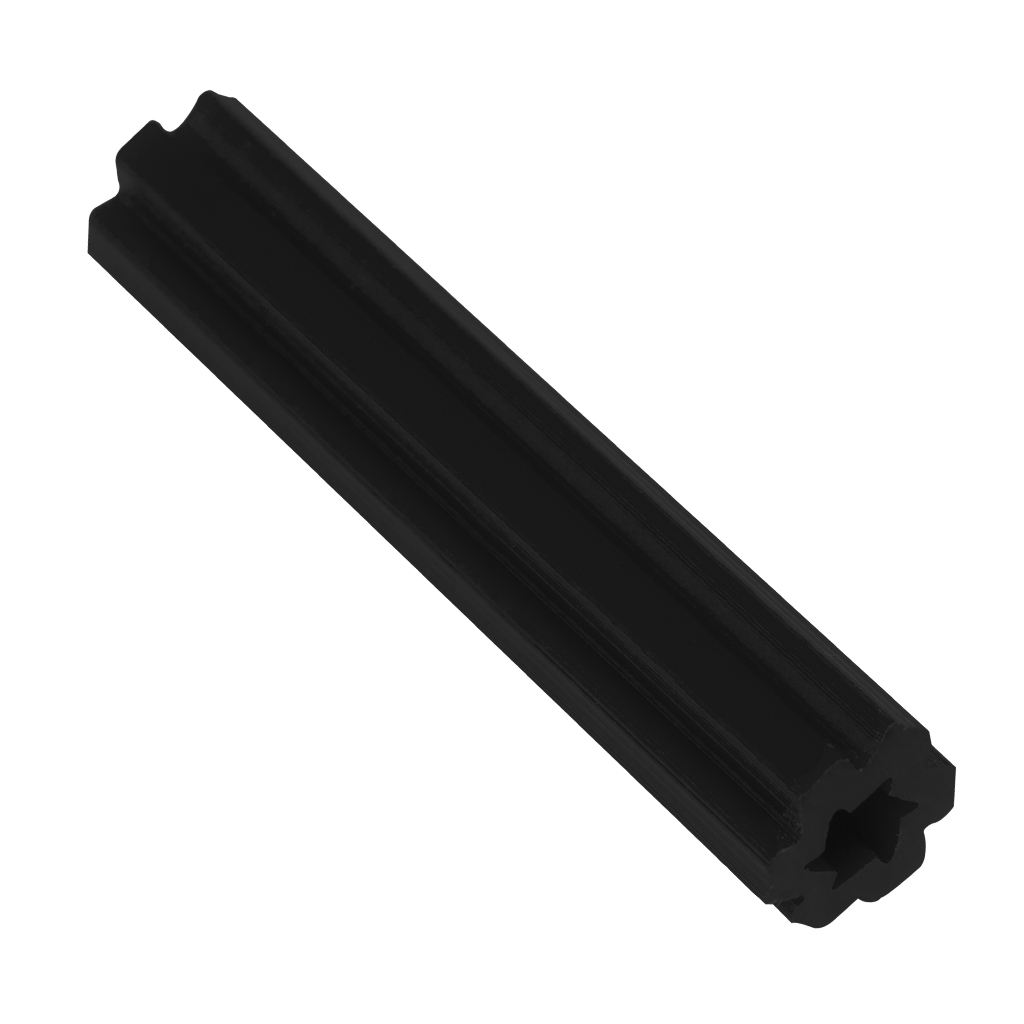 TARUGO PLASTICO NEGRO DE 1/2"  UNI.