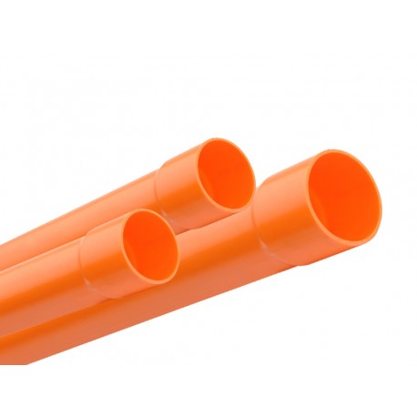 TUBO PVC DE 4" BAJADA NARANJA (UNI.)