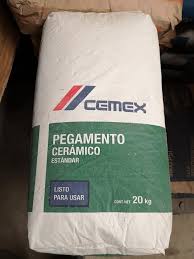 PEGAMENTO CERAMICO CEMEX DE 20 KG.