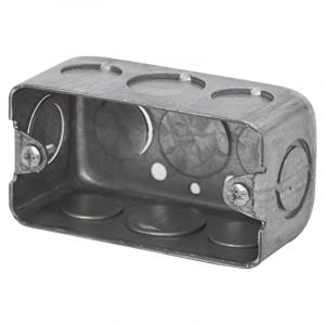 CAJA RECTANGULAR DE METAL   ( UNID )