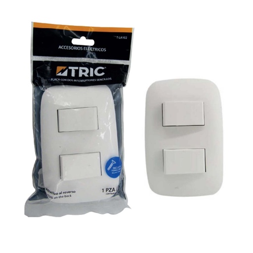 [A017] APAGADOR DOBLE  EMPOTRAR  ( UNI )