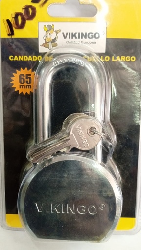 [C196] CANDADO DE ALTA SEGURIDAD LARGO 65MM