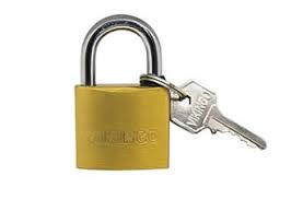 [C314] CANDADO DORADO VIKINGO 60MM (UNI)