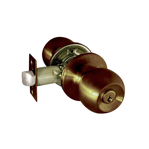 [C312] CHAPA DE BOLA C/LLAVES SISTEMA TUBULAR BRONCE ANTI.
