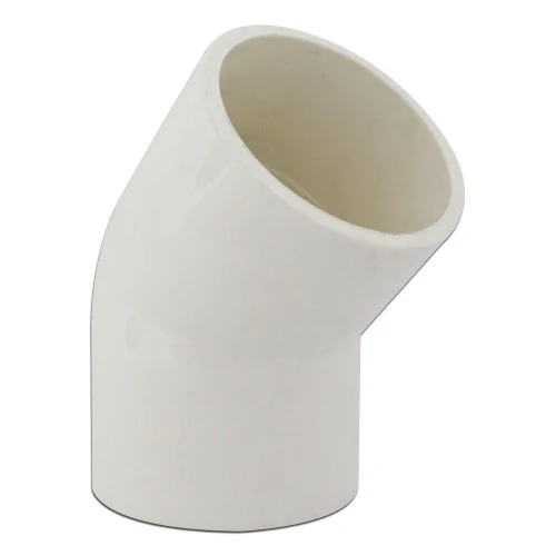 [C095] CODO PVC DE 4 PLG X 45 BLANCO (UNI.)