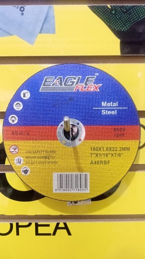 [D005] DISCO DE CORTE DE 7 "  METAL EAGLE  (UNI.)