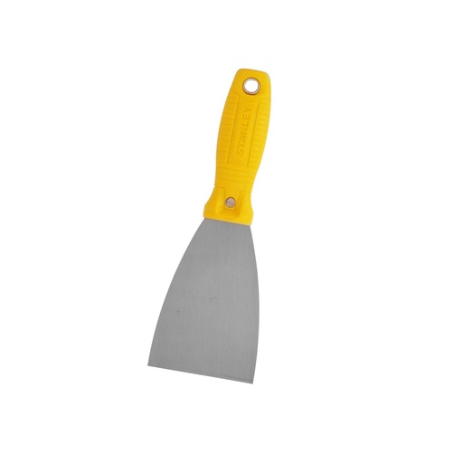 [E011] ESPATULA DE 3 MANGO AMARILLO