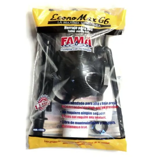 [K001] JUEGO DE ACCESORIOS P/SANITARIO FAMA