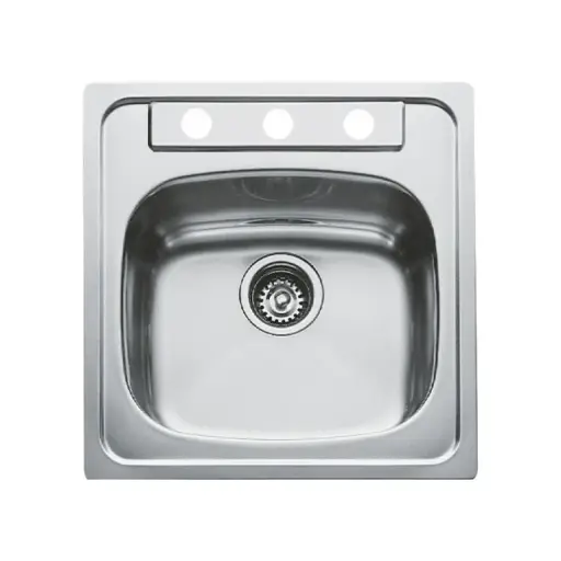 [L301] LAVATRASTOS 1DEP ACERO INOX. 64X56 COMBO