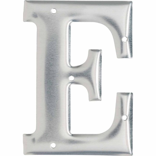 [2810] LETRA DE ALUMINIO  " E "