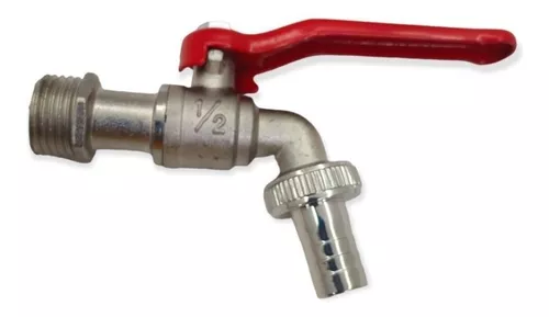 [L097] LLAVE DE CHORRO DE BOLA CON PALANCA 1/2" P/MANGUERA