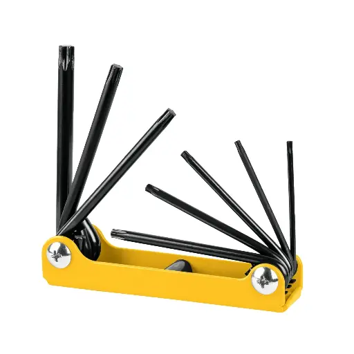 [VK0289] LLAVES TORX EN JGO 8 PZAS TIPO NAVAJA TP -T40 (SET)