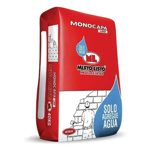 [2765] MONOCAPA LISO BLANCO MIXTO 40KG