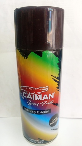 [P114] PINTURA EN SPRAY COLOR CAFE OSCURO (UNI)
