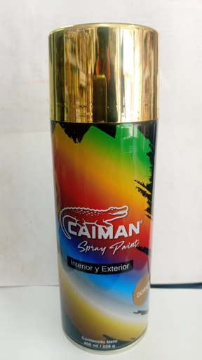 [P064] PINTURA EN SPRAY COLOR DORADO  CAIMAN (UNI.)