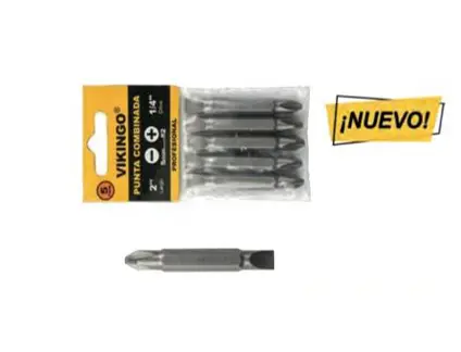 [P255] PUNTAS PHILLIPS COMBINADAS  2" X  1/4" PH2  (UNI)