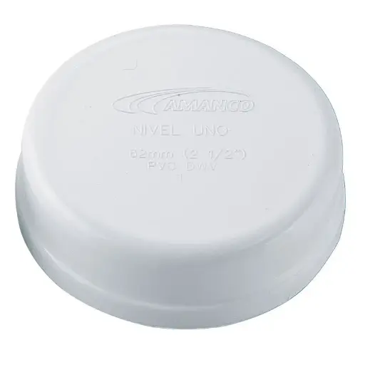 [T011] TAPON PVC DE 1" HEMBRA LISO (UNI.)