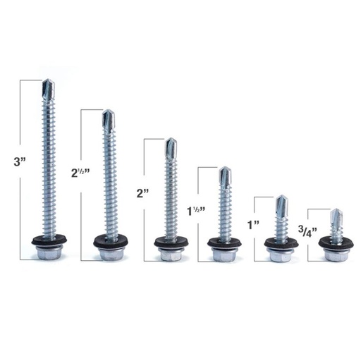 [2581] TORNILLO POLSER PUNTA BROCA DE 3/4 UNID.