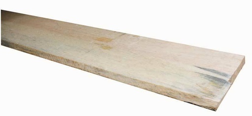 tabla de tiro 1" x 12" x 9 pies